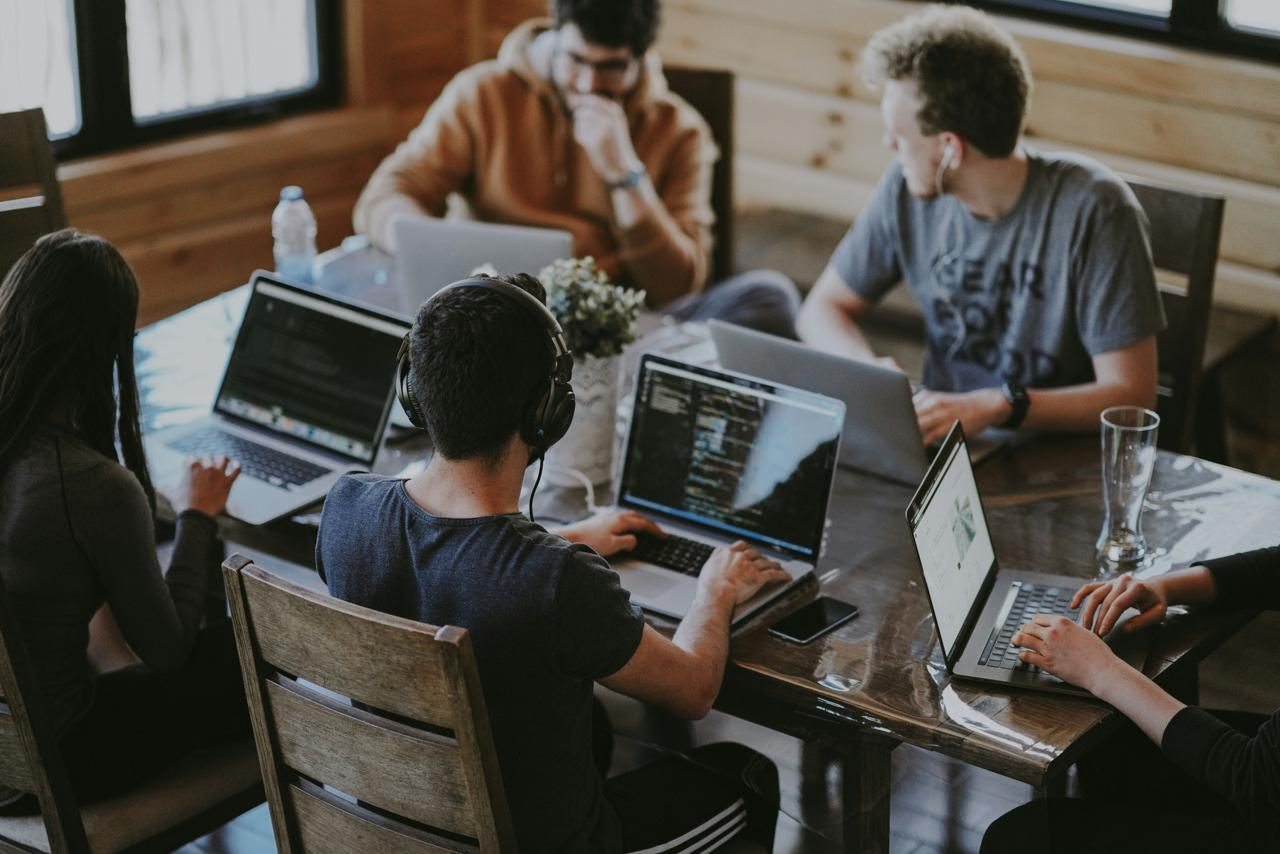 The Cryptocards.one team working together