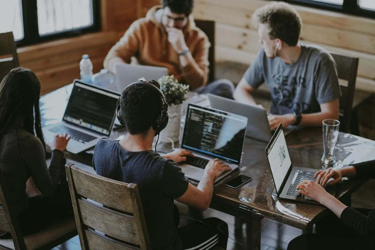 The Cryptocards.one team working together